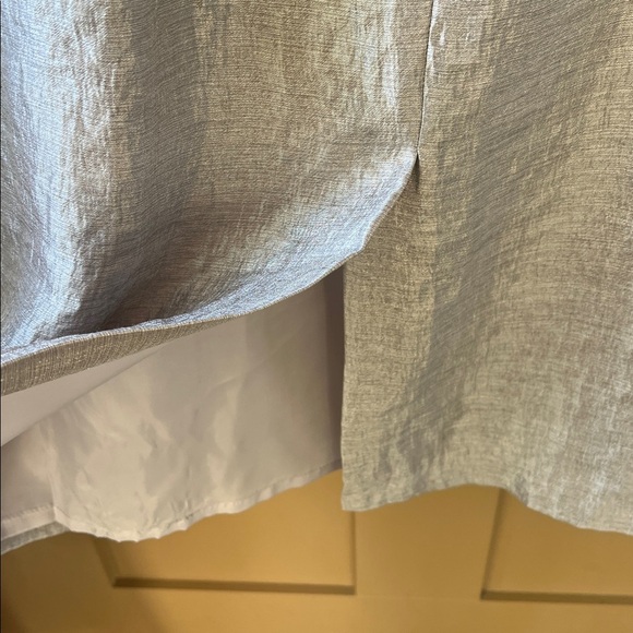 Olivianne Silver Skirt & Jacket Set Bejeweled Sz 16 Mother of the Bride - Picture 13 of 13